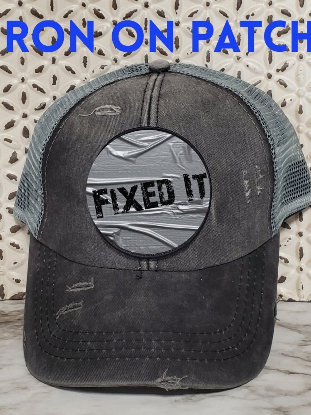 Duct Tape Iron on Patch